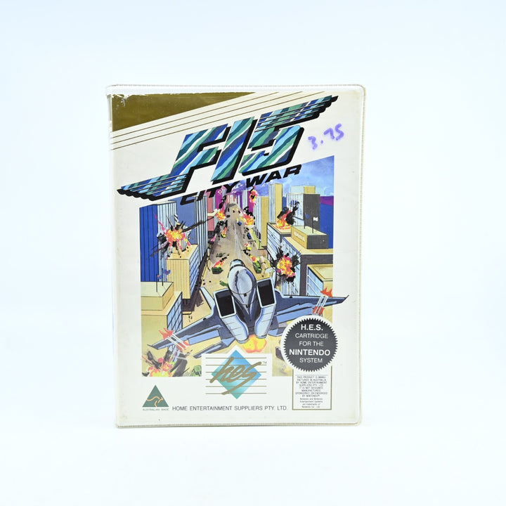 F15 City War - Flat Cartridge - H.E.S / NES Game - PAL