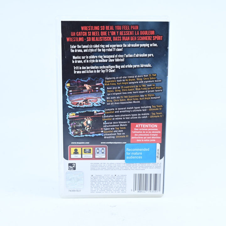 TNA iMPACT!: Cross the Line - Sony PSP Game - No Manual - FREE POST!