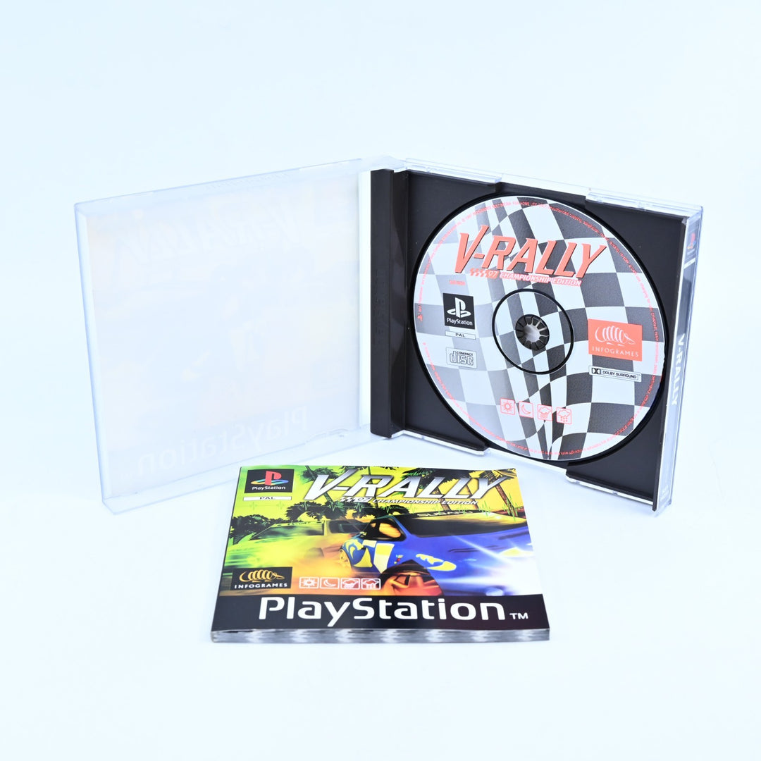 V-Rally: 97 Championship Edition - Sony Playstation 1 / PS1 Game + Manual - PAL