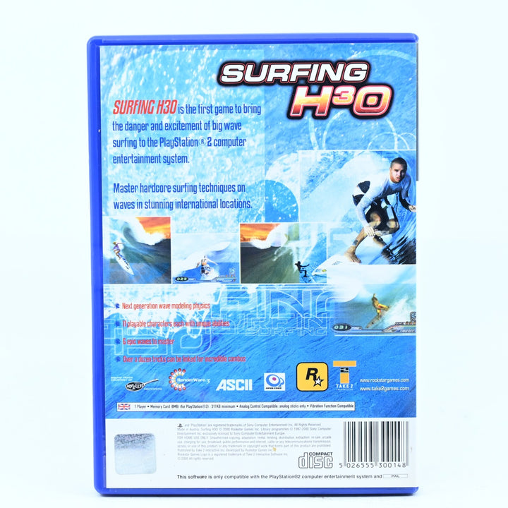 Surfing H3O - Sony Playstation 2 / PS2 Game + Manual - PAL - MINT DISC!