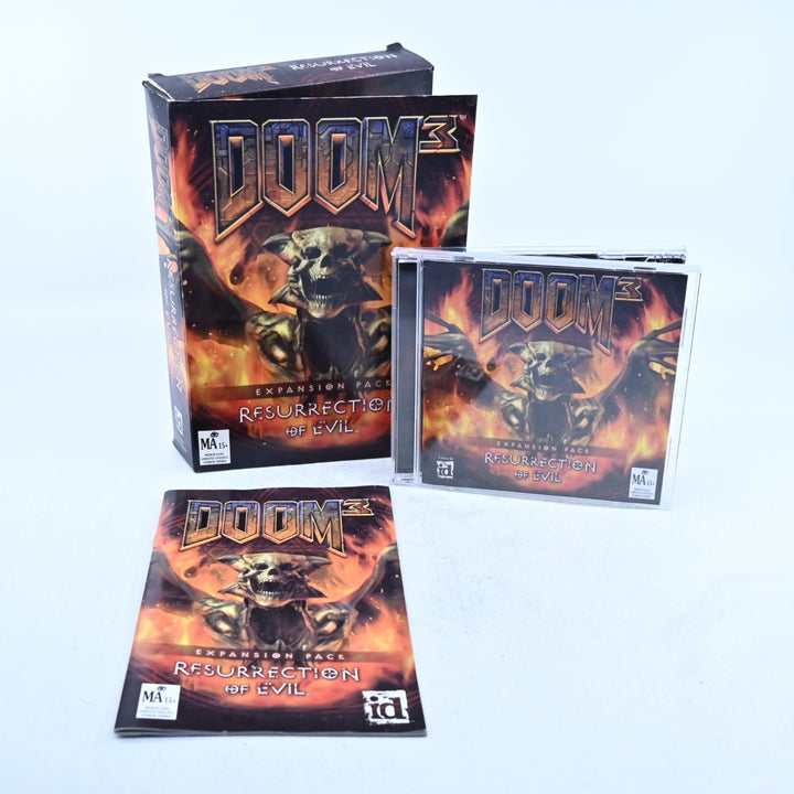 Doom 3 EB Preorder + Resurrection of Evil Expansion - Big Boxes - PC Game