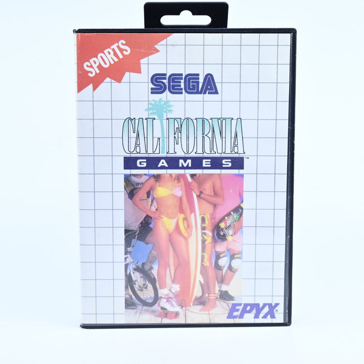 California Games - Sega Master System Game - No Manual - PAL - FREE POST!