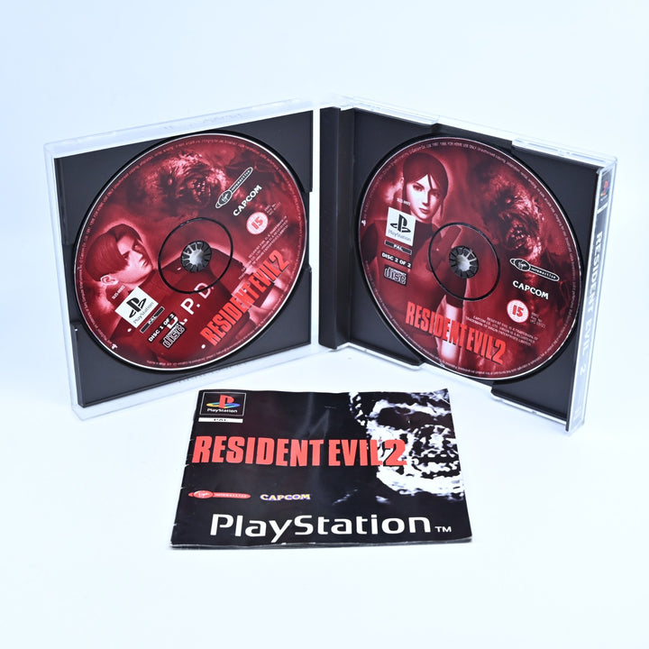 Resident Evil 2 - Sony Playstation 1 / PS1 Game + Manual - PAL - MINT DISC!
