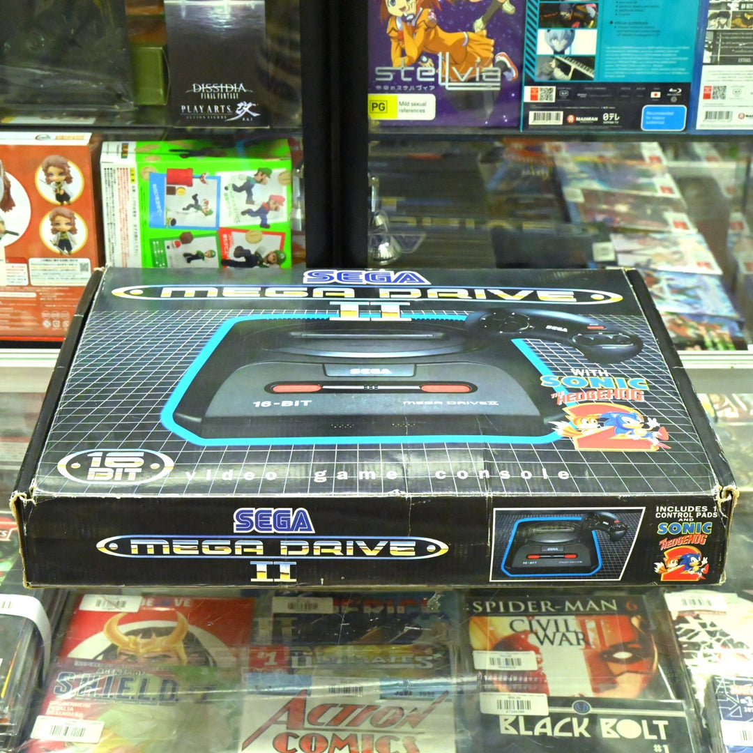 Mega Drive II With Sonic 2 - Sega Mega Drive Boxed Console - PAL - FREE POST!