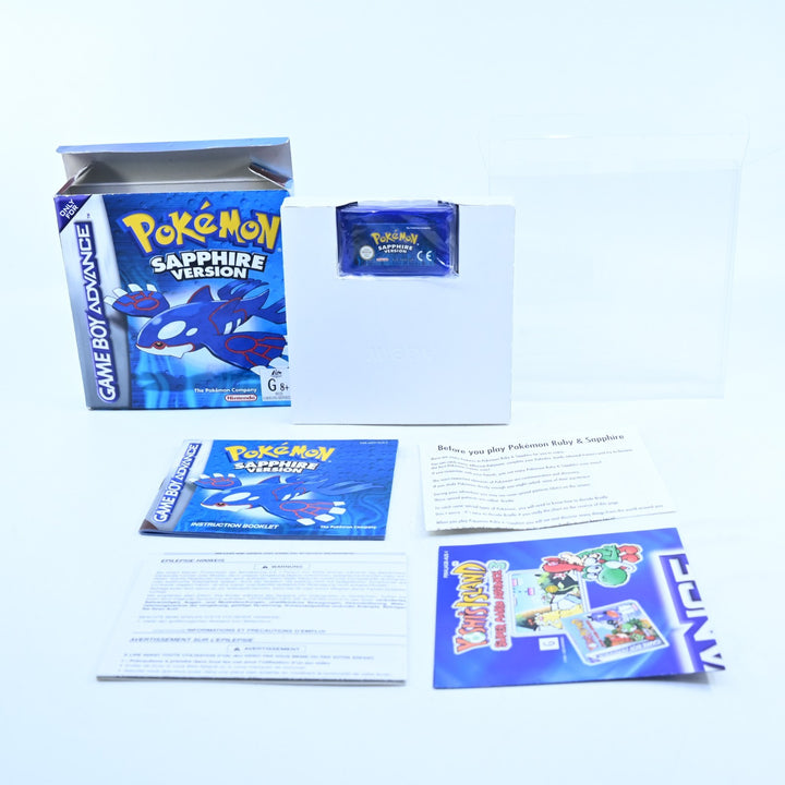 Pokemon Sapphire Version - Nintendo Gameboy Advance / GBA Boxed Game - PAL