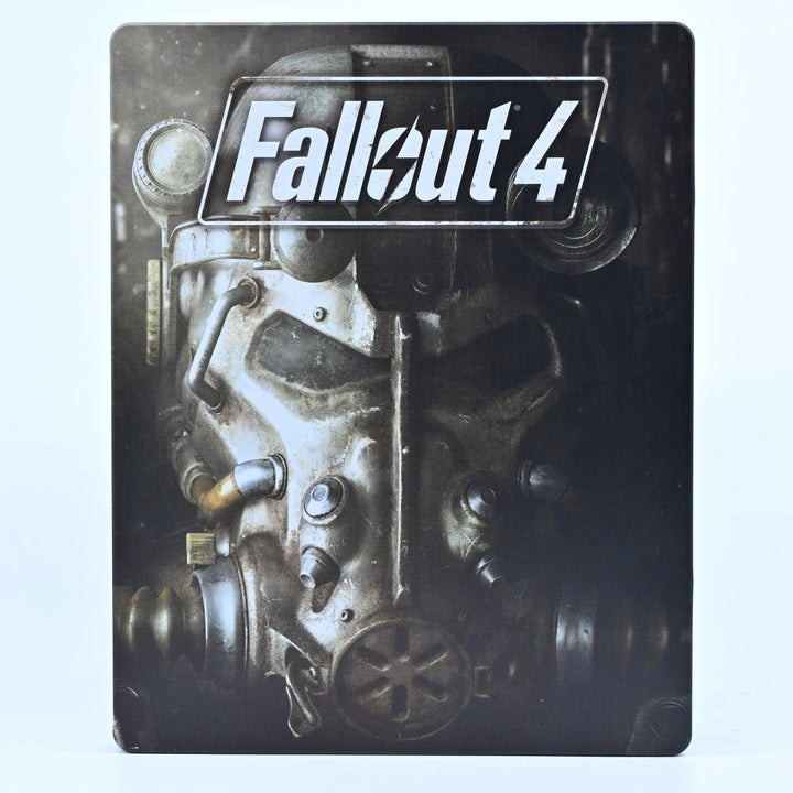 LIKE NEW! Fallout 4 - Steelbook + Perk Poster - Xbox One