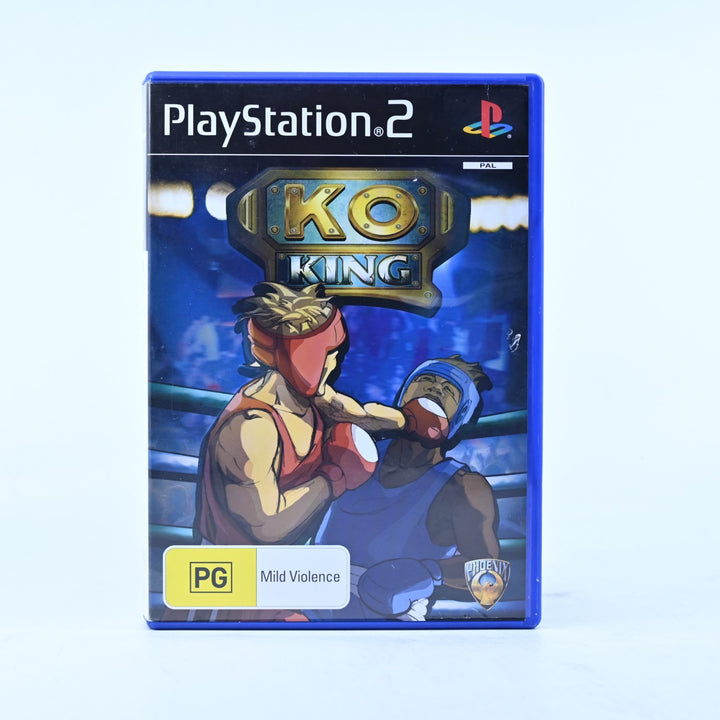 K.O. King - Sony Playstation 2 / PS2 Game + Manual - PAL - MINT DISC!