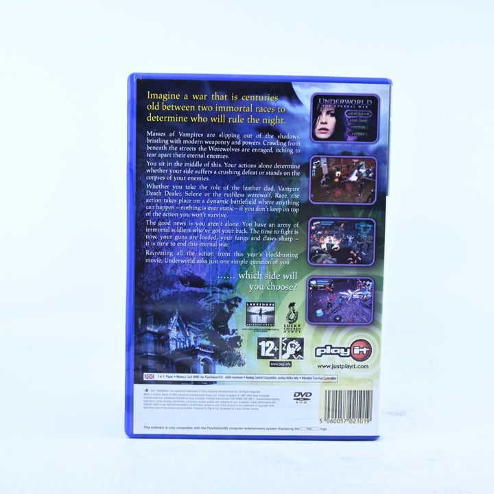 Underworld: The Eternal War - Sony Playstation 2 / PS2 Game + Manual - PAL