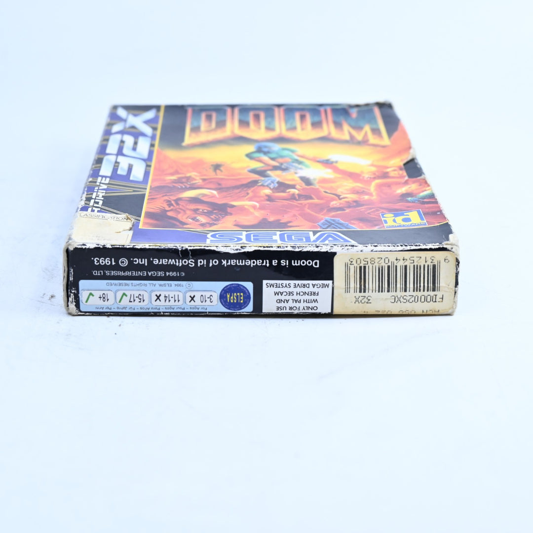 Doom - Sega Mega Drive Game / 32X Game - No Manual - PAL - FREE POST!