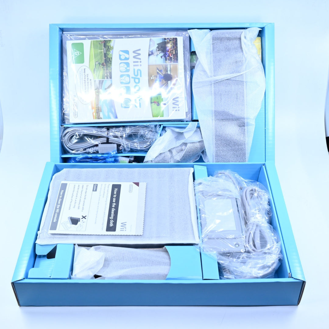 UNUSED! Wii Sports Pack - Black - Nintendo Wii Boxed Console - AUS PAL