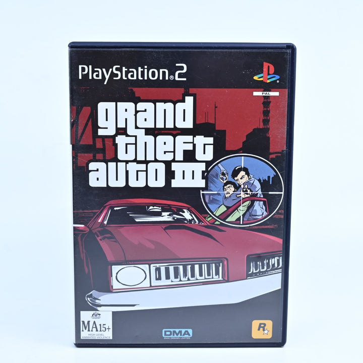 Grand Theft Auto III 3 - Sony Playstation 2 / PS2 Game + Manual + Map - PAL