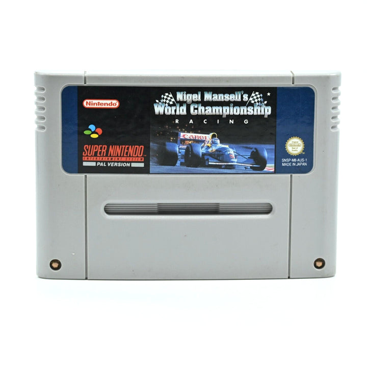 Nigel Mansell's World Championship Racing - Super Nintendo / SNES Game - PAL
