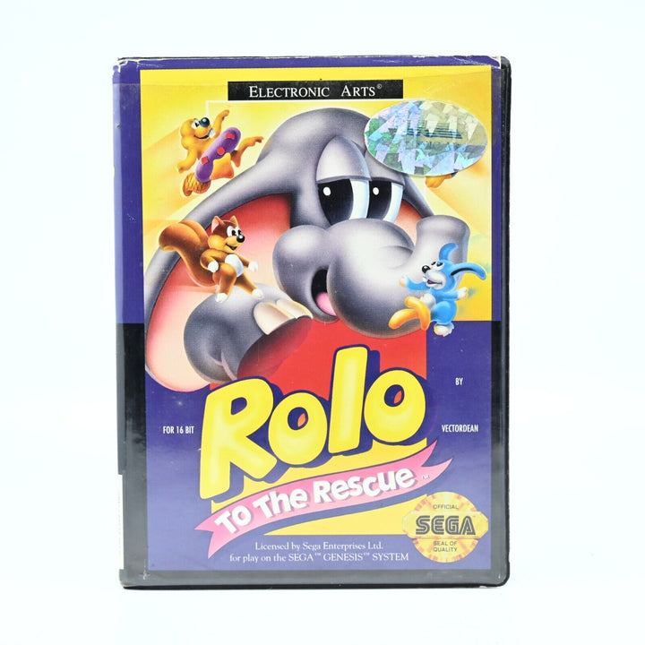 Rolo to the Rescue - No Manual - Sega Mega Drive Game / Genesis NTSC - FREE POST