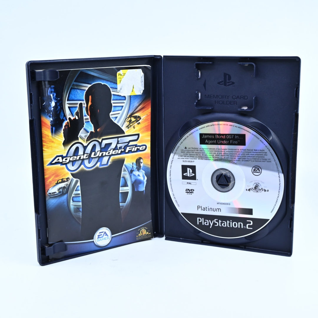 James Bond 007 Agent Under Fire - Sony Playstation 2 / PS2 Game + Manual - PAL