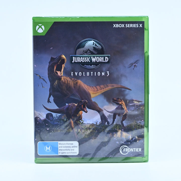 SEALED! Jurassic World Evolution 3 - Xbox One Game - PAL - FREE POST!