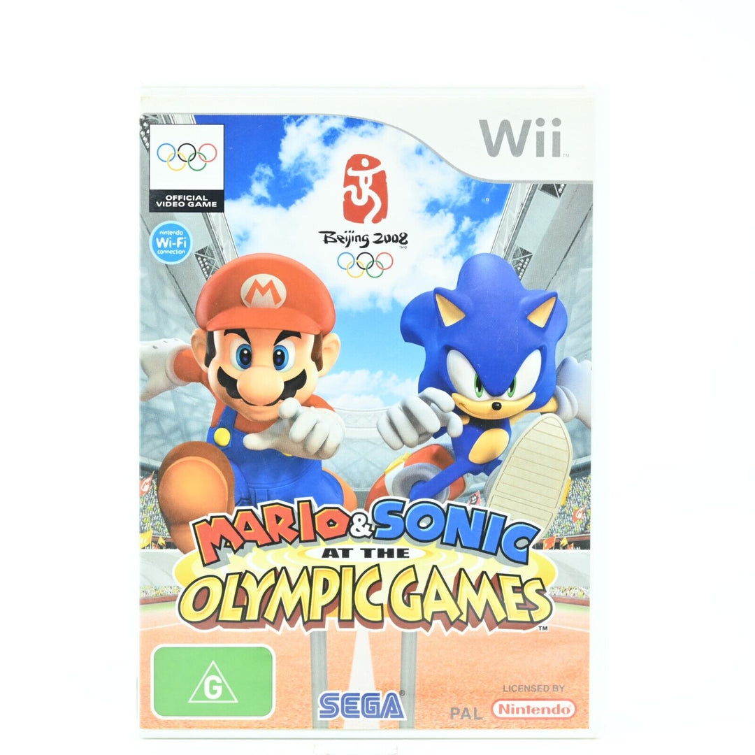 Mario & Sonic at the Olympic Games - Nintendo Wii Game - PAL - FREE POST!
