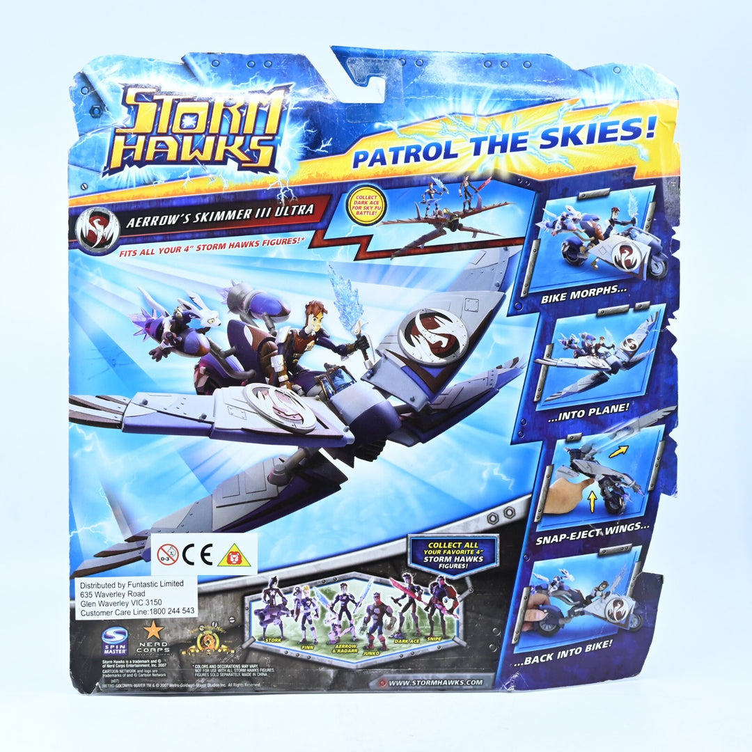 Aerrow's Skimmer III Ultra - Storm Hawks - Spin Master - Toy