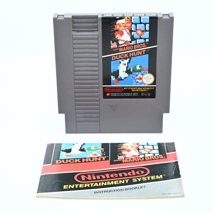 Super Mario Bros / Duck Hunt + Manual - Nintendo Entertainment System / NES Game