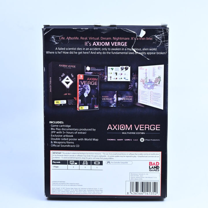 Axiom Verge - Multiverse Edition - Nintendo Switch Game - FREE POST!
