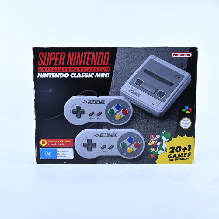 AS NEW! SNES Classic Mini - Super Nintendo / SNES Boxed Console - FREE POST!