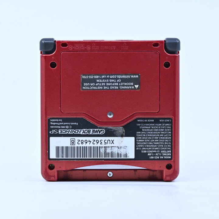 Flame Red - AGS-001(AUS) - Nintendo Gameboy Advance / GBA SP Console