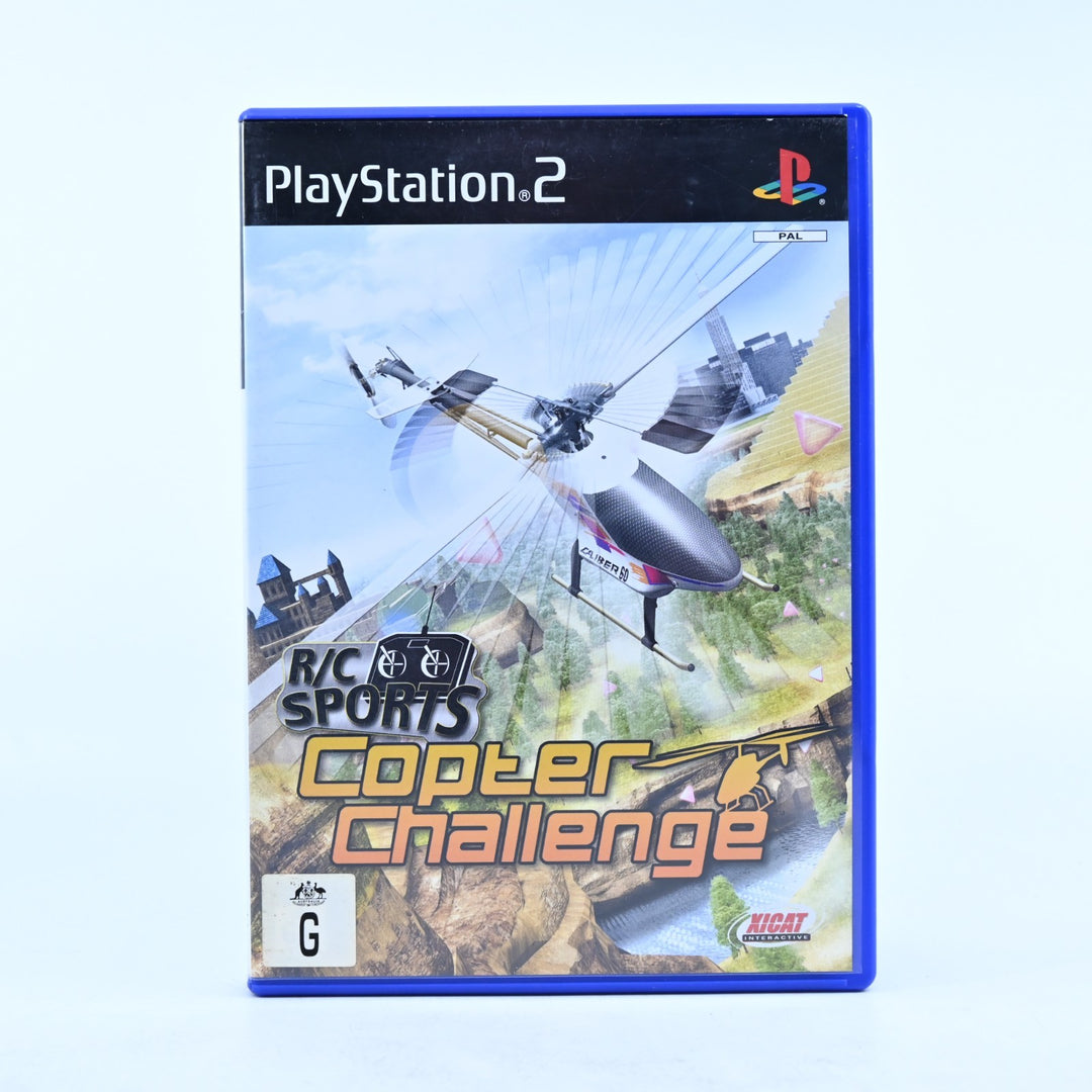 RC Sports Copter Challenge - Sony Playstation 2 / PS2 Game + Manual - PAL