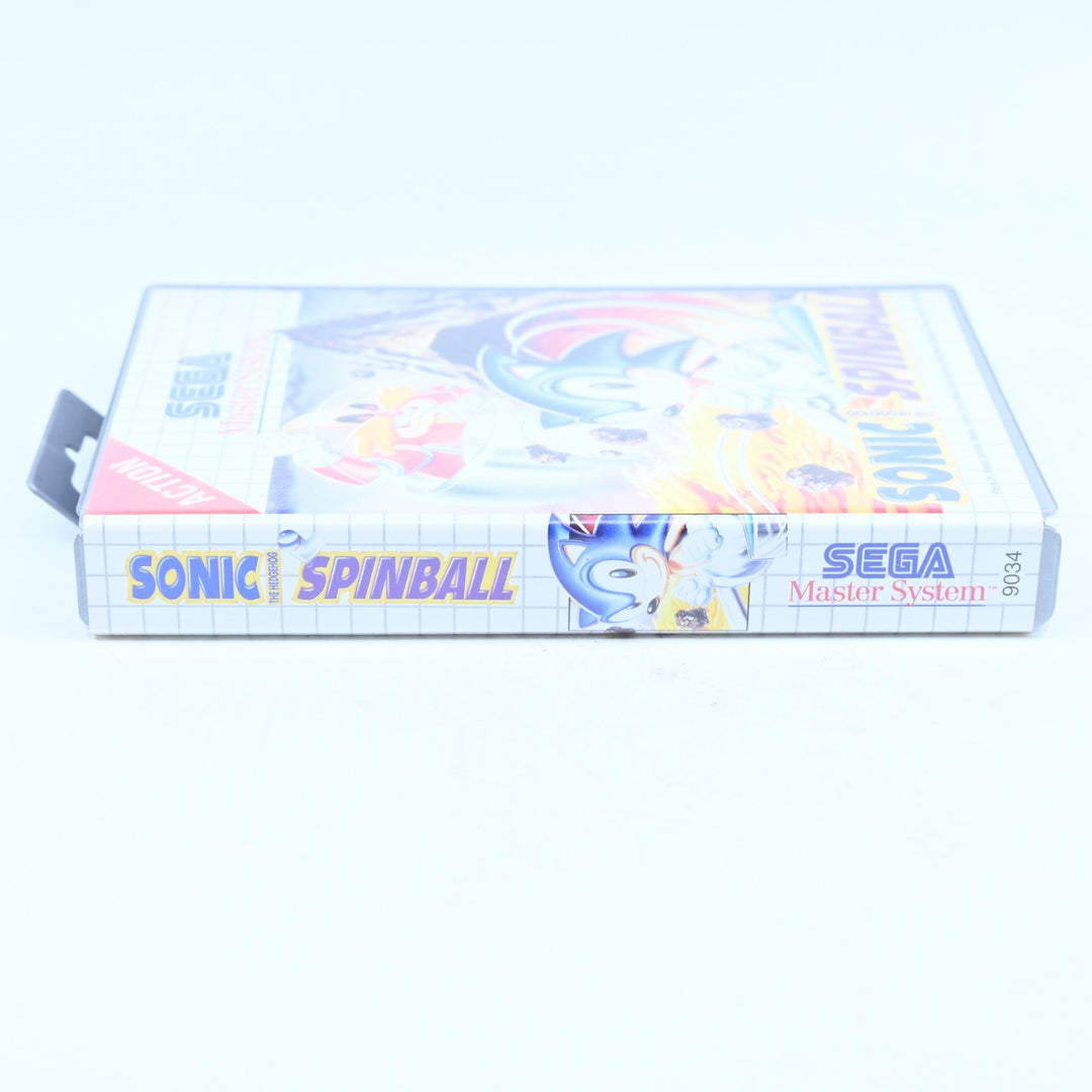 Sonic Spinball - Silver OziSoft - Sega Master System Game + Manual - PAL