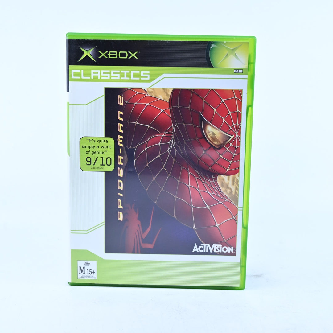 Spider-Man 2 - Original Xbox Game + Manual - PAL - MINT DISC!