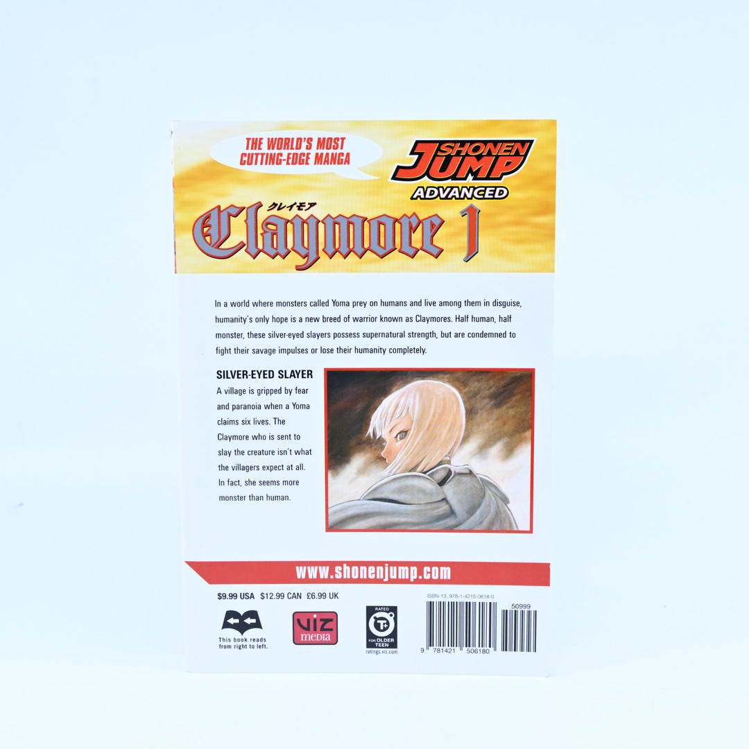 Claymore by Norihiro Yagi - Volumes 1 - 4 - Shonen Jump/Viz Media - Manga