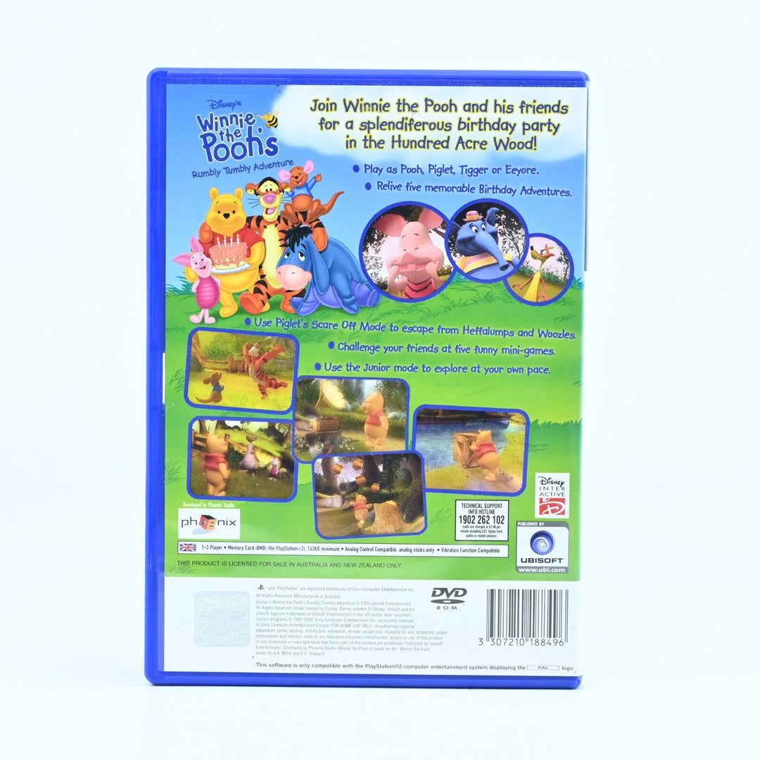 Winnie the Pooh's Rumbly Tumbly Adventure - Sony Playstation 2 Game + Manual