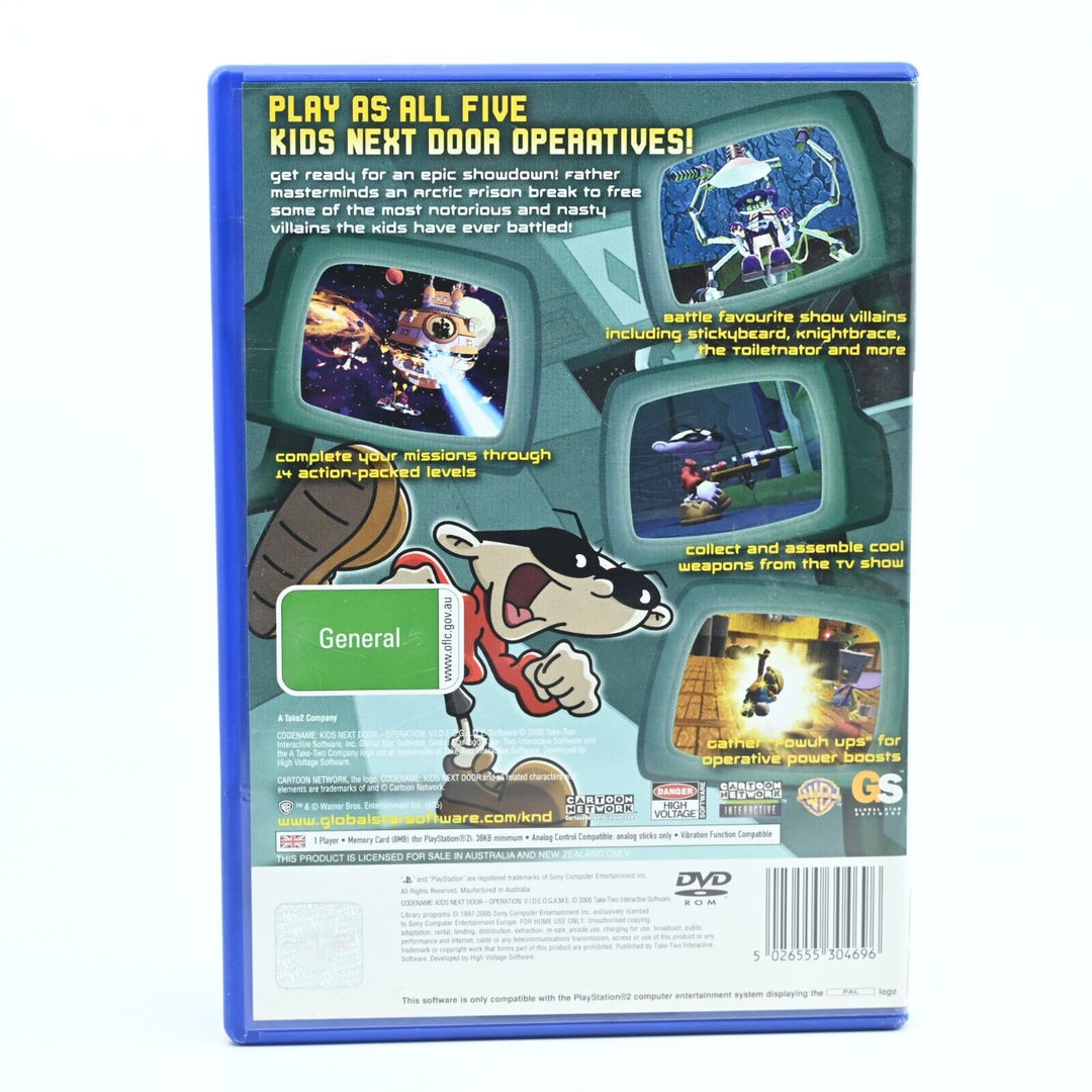 Codename Kids Next Door Operation VIDEOGAME - Sony Playstation 2 / PS2 Game
