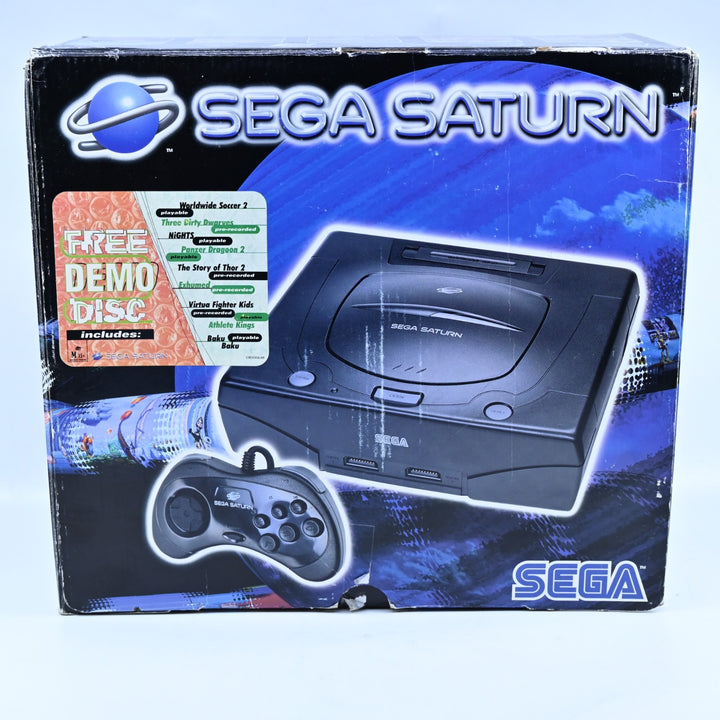 Black - Sega Saturn Boxed Console - AUS PAL - FREE POST!