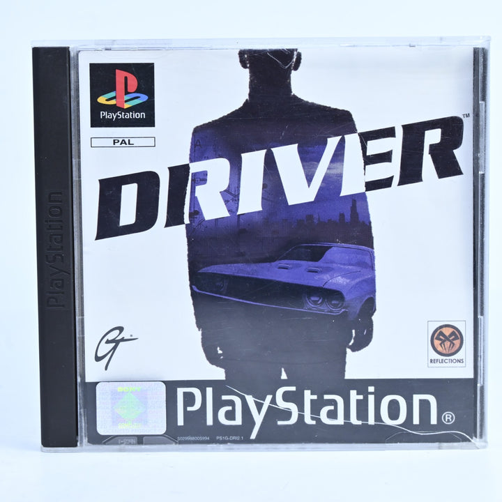 Driver - Sony Playstation 1 / PS1 Game + Manual - PAL - MINT DISC!