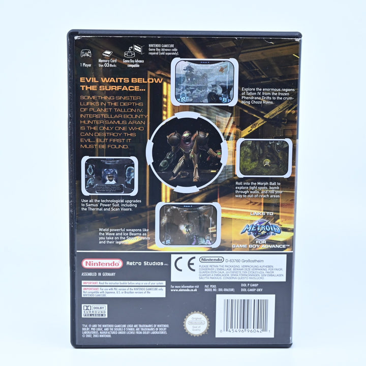 Metroid Prime - Nintendo Gamecube Game + Manual - PAL - FREE POST!