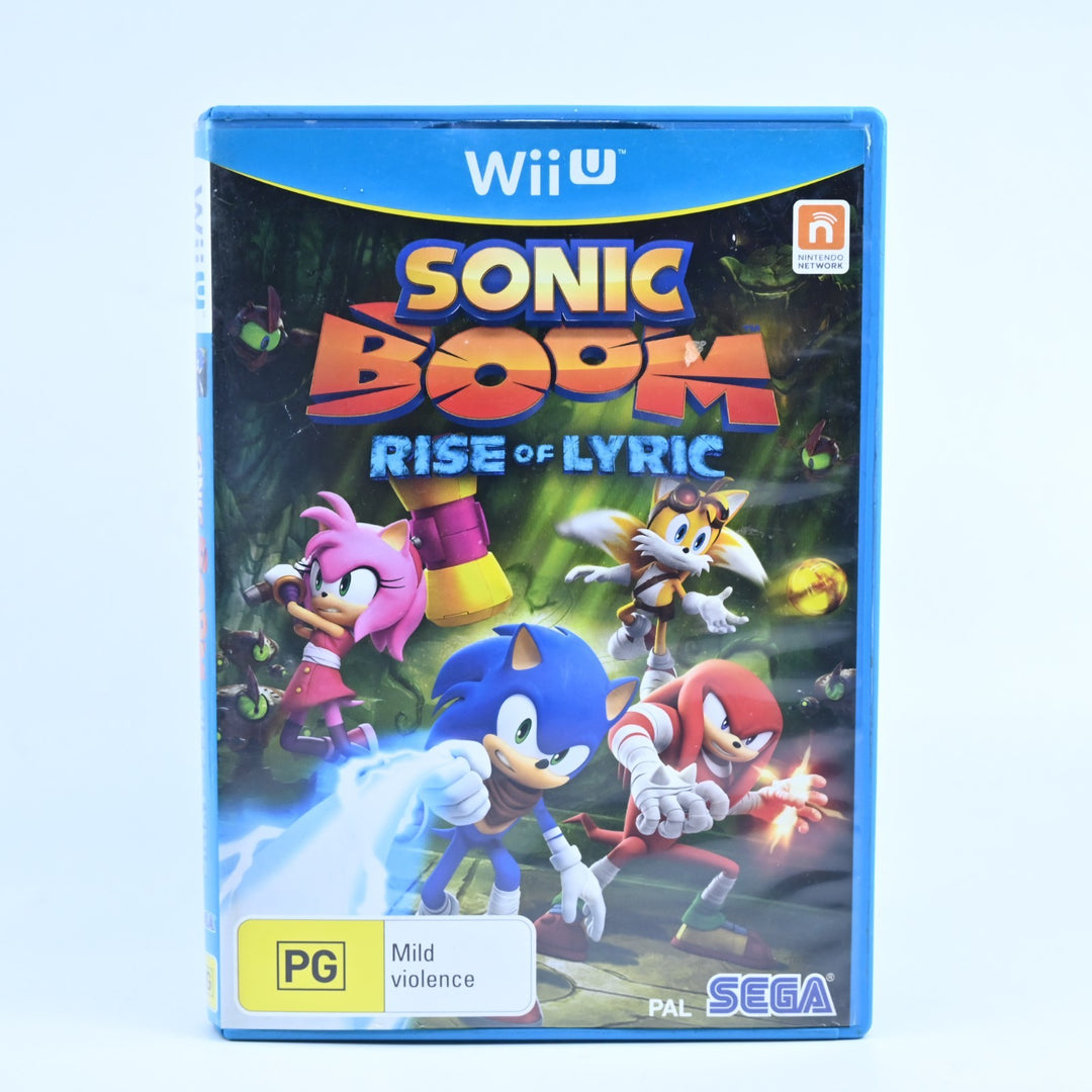 Sonic Boom: Rise of Lyric - Nintendo Wii U Game - PAL - FREE POST!