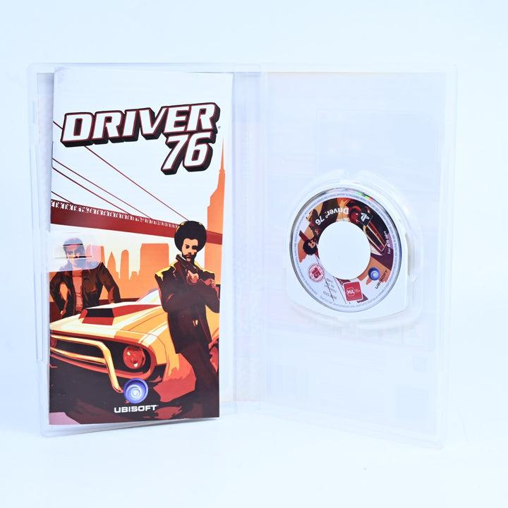 Driver 76 - Sony PSP Game + Manual - FREE POST!