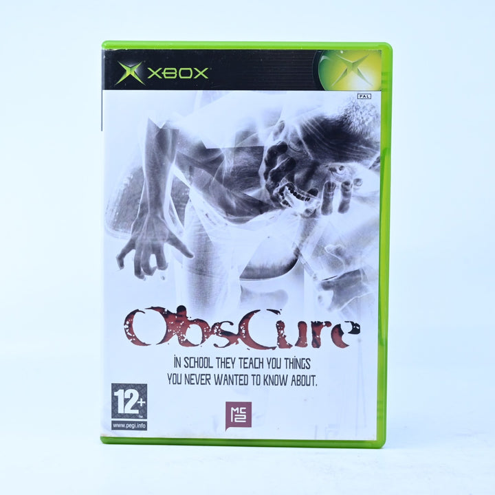Obscure - Original Xbox Game + Manual - PAL - MINT DISC!