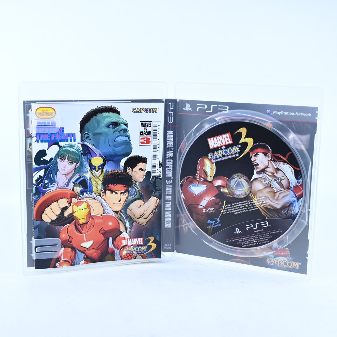 Marvel VS. Capcom 3: Fate of Two Worlds- Sony Playstation 3 / PS3 Game + Manual