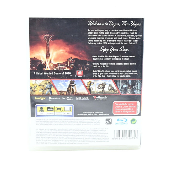 Fallout: New Vegas - Sony Playstation 3 / PS3 Game + Manual - FREE POST!