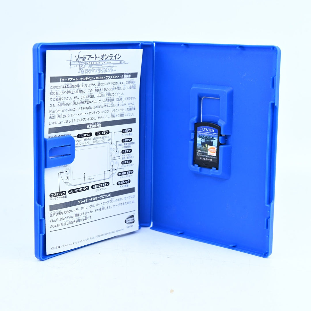 Sword Art Online: Hollow Fragment - Sony PS Vita Game - Japanese - FREE POST!
