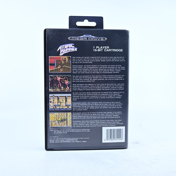Atomic Runner - Sega Mega Drive Game - No Manual - PAL - FREE POST!
