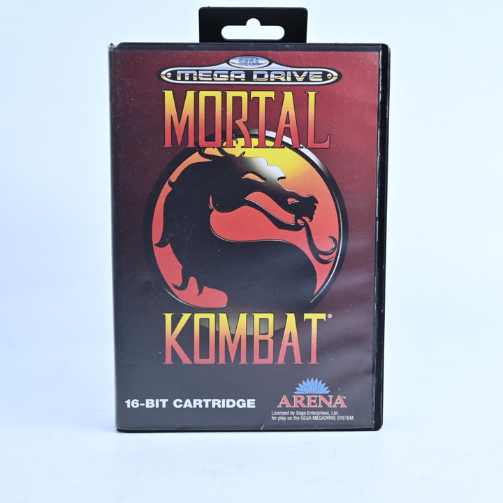 Mortal Kombat - Sega Mega Drive Game - PAL + Manual - FREE POST!