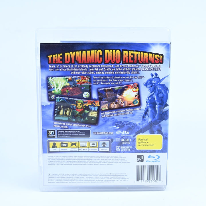 The Jak and Daxter Trilogy  - Sony Playstation 3 / PS3 Game + Manual