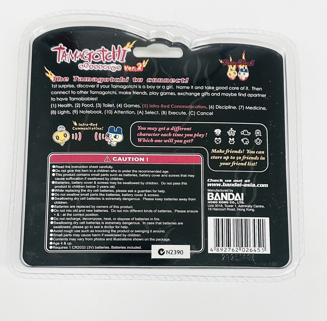 SEALED! Tamagotchi Connexion V2 Twin Pack Flames Bandai Ultra Rare Japan OVP