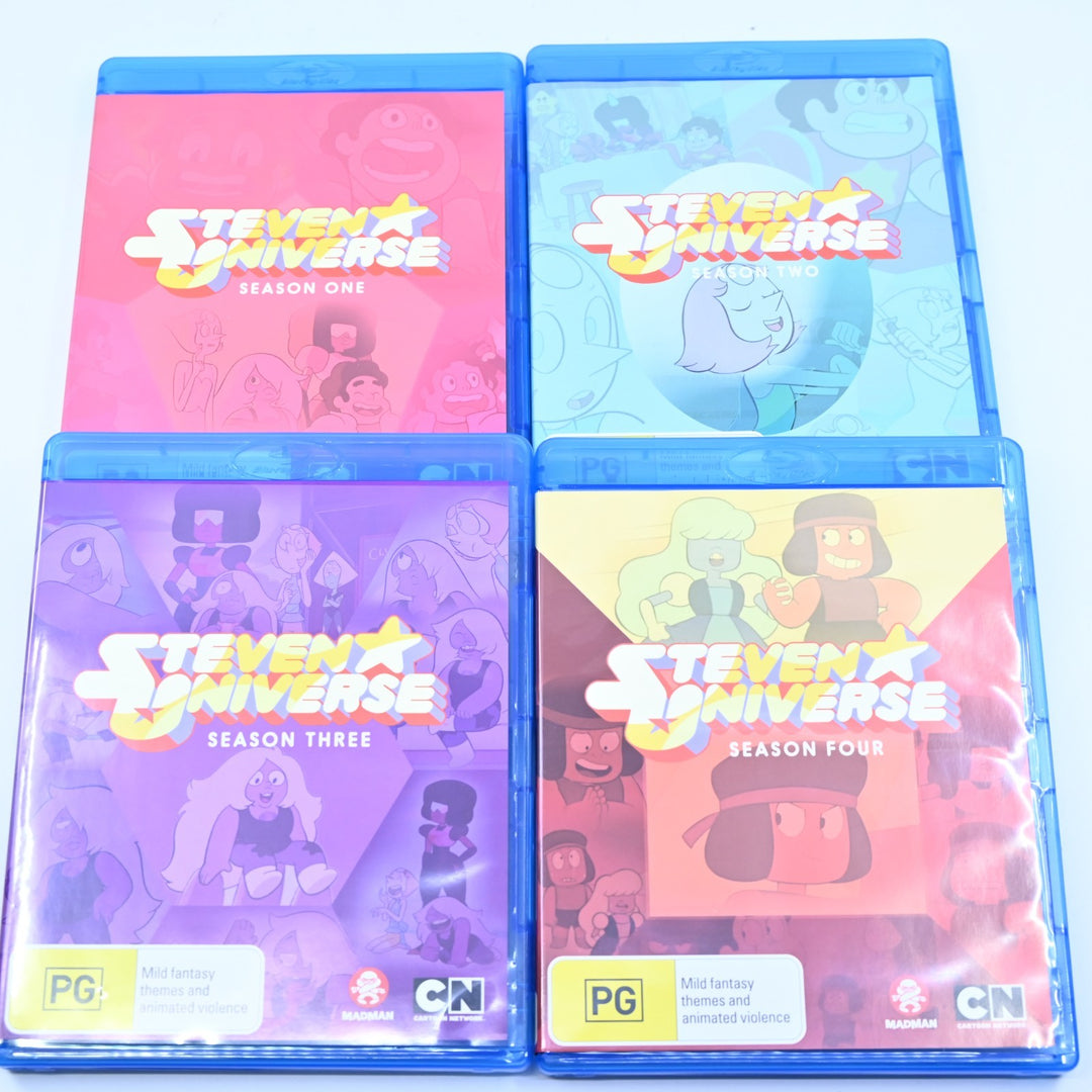 Steven Universe - Season 1-4 Complete - 5 Discs - Region B - Bluray Collection