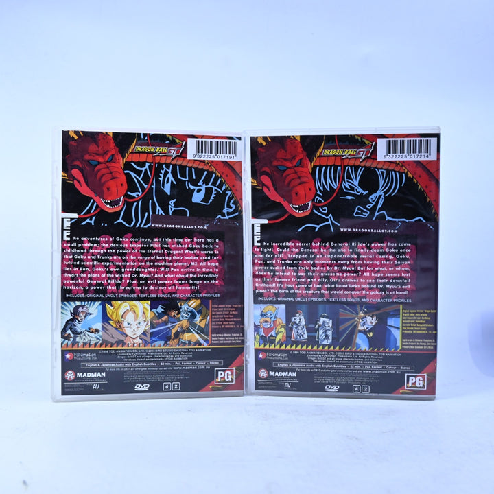 Dragon Ball GT - Vol 1 &amp; 2 - Affliction &amp; Incubation - Region 4 - Anime DVD
