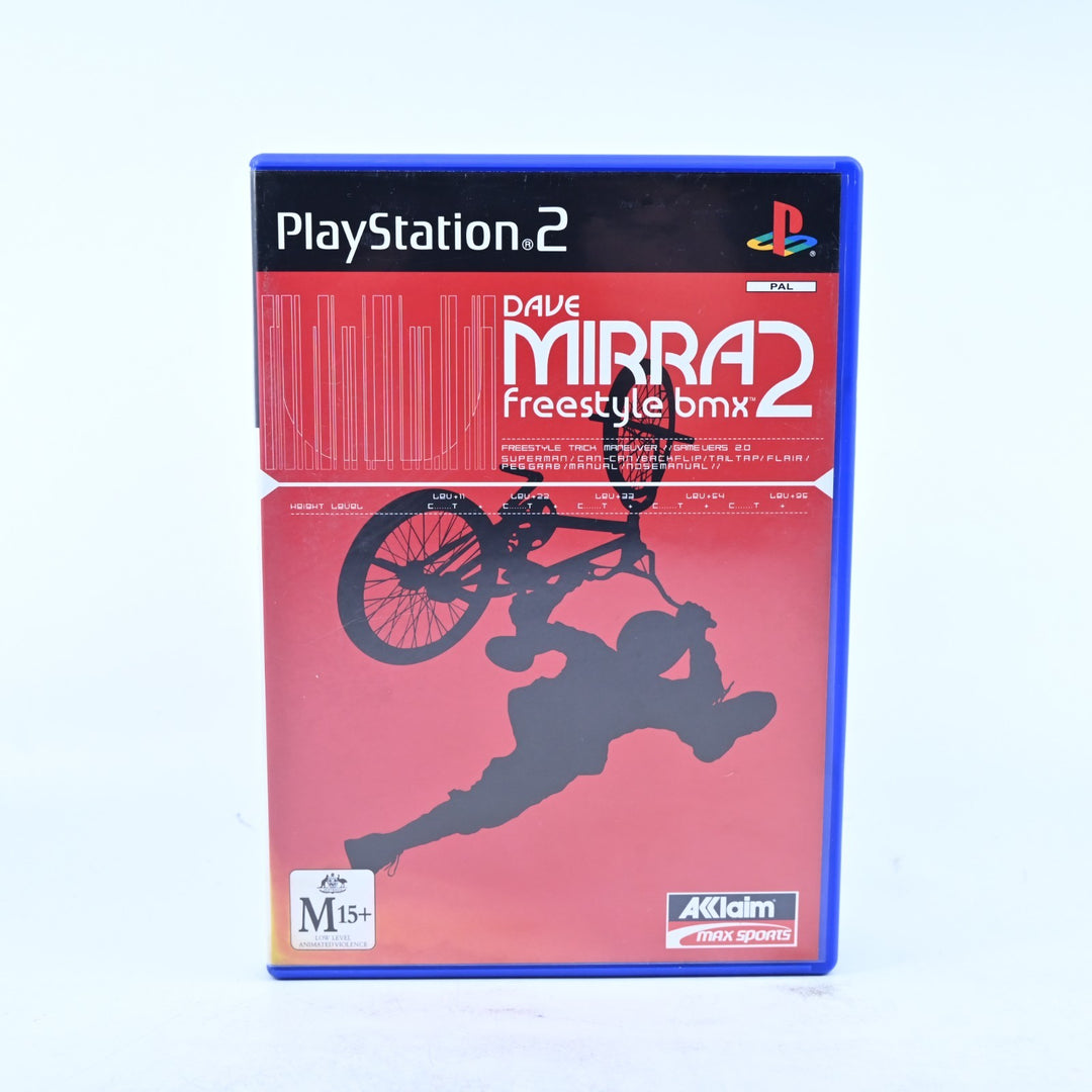 Dave Mirra's Freestyle BMX 2 - Sony Playstation 2 / PS2 Game + Manual - PAL