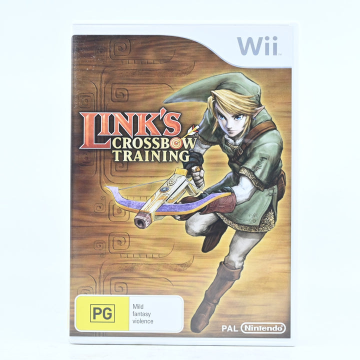 Link's Crossbow Training - Nintendo Wii Game + Manual - PAL - MINT DISC!