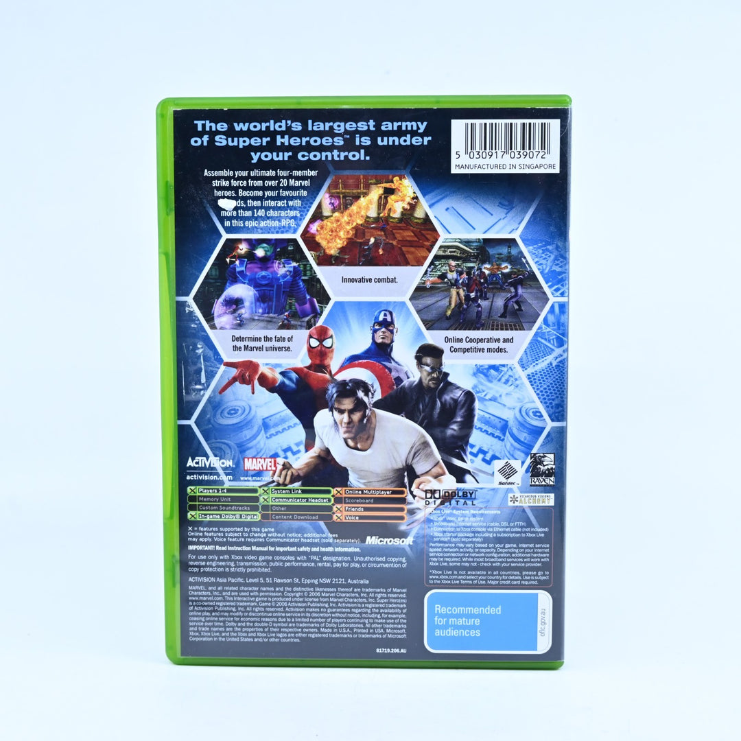 Marvel: Ultimate Alliance  - Original Xbox Game + Manual - PAL - MINT DISC!
