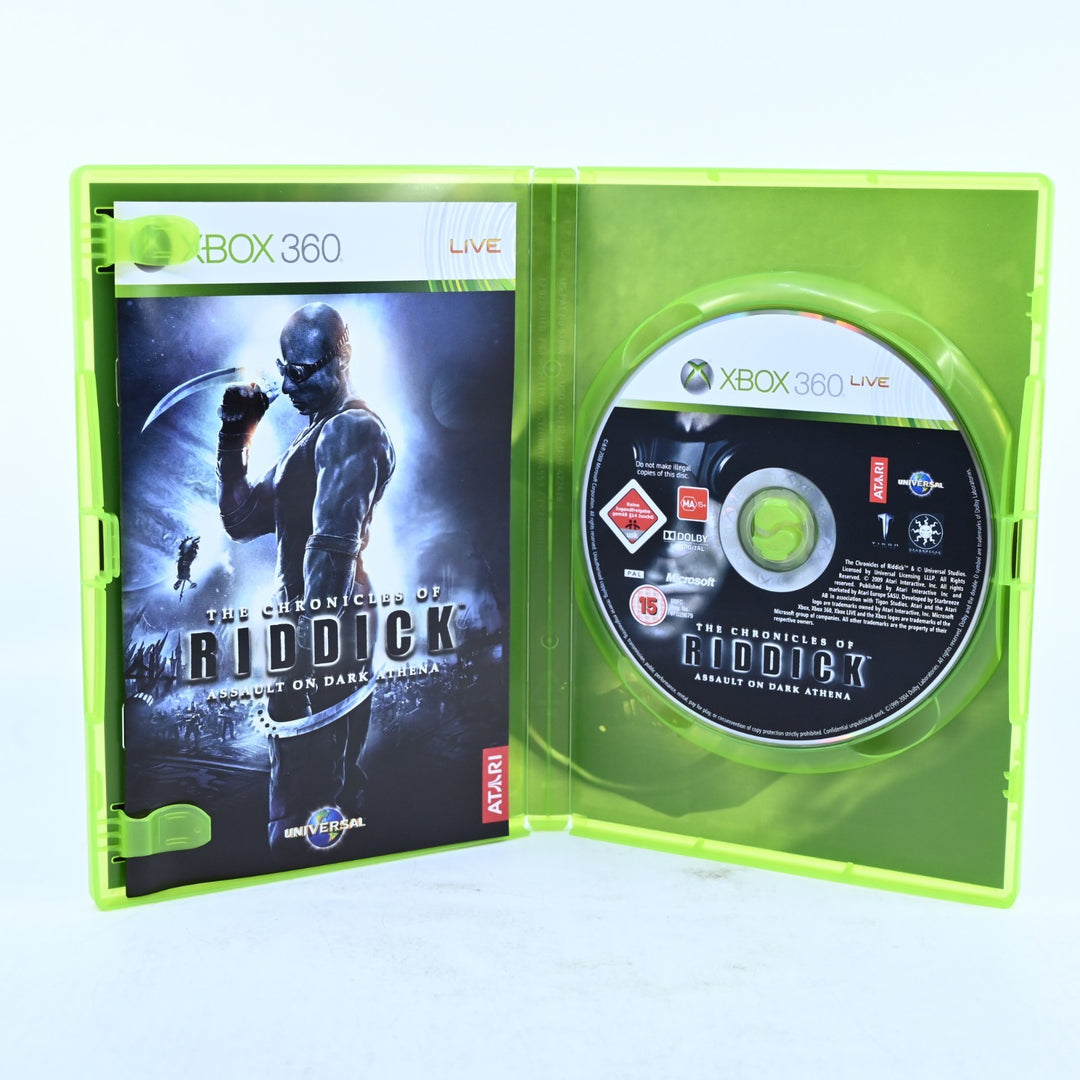 The Chronicles of Riddick: Assault on Dark Athena - Xbox 360 Game + Manual